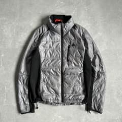 00s adidas ダウンジャケット y2k シルバー ライトアルパイン 短丈 