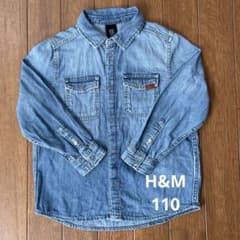 デニムシャツ　H&M 110のサムネイル