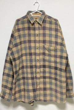 vintage ビンテージ フランネルチェックジャケット