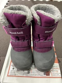 s*h様 mont-bell 子ども用スノーブーツ JPN 14.0 パープルのサムネイル