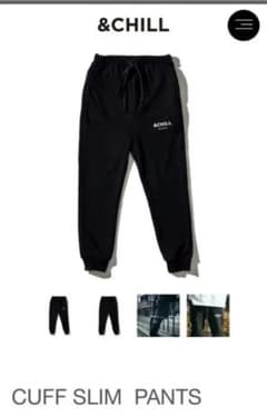 CUFF SLIM  PANTS andchillのサムネイル