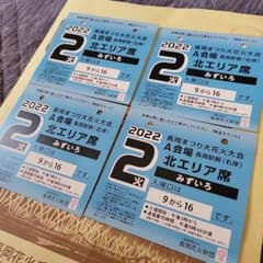 【長岡花火チケット】8/2　A北エリア席　4枚のサムネイル