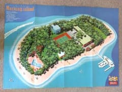 永井博 資生堂BRAVASポスター Morning  永井博 資生堂BRAVASポスター Morning island - メルカリ