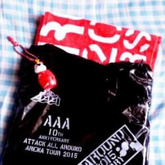 AAA 10thマフラータオル赤のサムネイル