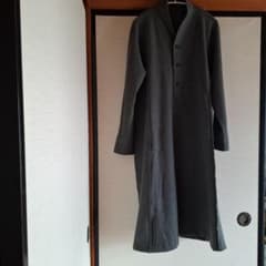 ウール100% グレー ロングワンピースのサムネイル