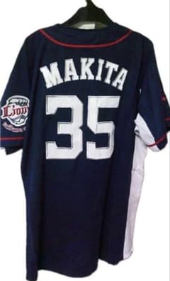 埼玉西武ライオンズ #35 牧田和久 ユニフォーム Majestic サイズLのサムネイル