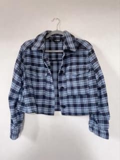 H＆M ショート丈 チェック柄 ジャケットのサムネイル