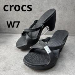 激レア美品！CROCS クロックス ヒールサンダル サイプラス