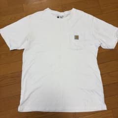 【訳あり】Carhartt カーハート ポケットTシャツ ホワイト メンズMのサムネイル