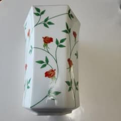 有田焼香蘭社バラ柄 六角形 陶器 花瓶のサムネイル