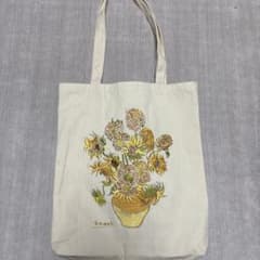ゴッホ展 ito& コラボ トートバッグ ひまわり 会場限定 刺繍のサムネイル