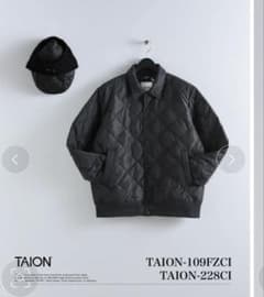 TAION シティ バルカラージャケット 新品タグ付き ブラック メンズМ 