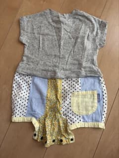 RAG MART パッチワークロンパース 70のサムネイル
