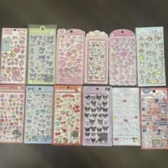 サンリオキャラクターズ 立体シール 12枚セットのサムネイル