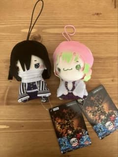 【最安値】鬼滅の刃 もちぴこぬいぐるみ 甘露寺蜜璃　伊黒小芭内のサムネイル