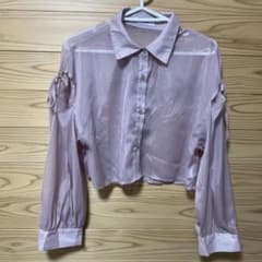 CHIP CLIP シアーシャツ 長袖 ピンクのサムネイル