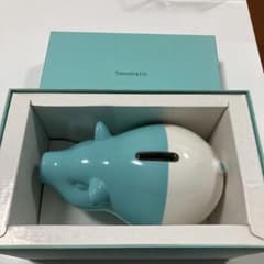 【美品】ティファニー　豚　貯金箱　箱ありのサムネイル