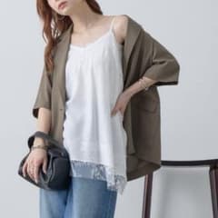 新品 Discoat 【Noka/オールシーズン◎】レース使いキャミチュニックのサムネイル