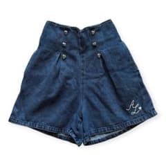 ALGY ハートボタン デニムショートパンツ 140のサムネイル