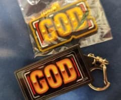 LEDキーホルダー　ミリオンゴッド　GODラバーストラップ　セットのサムネイル