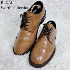 美品✨ REGAL リーガル プレーントゥ 外羽根 ライトブラウン 24.5㎝