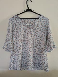 kormarch Stores 花柄 半袖 ブラウス