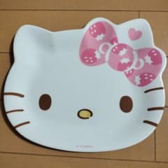 1 번 복권 헬로 키티 멜라민 플레이트 레드