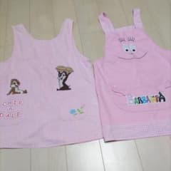 エプロン／保育士／キャラクター／ディズニー／チップとデール