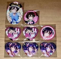ラブライブ 矢澤にこ ハート缶バッジ 遊園地 スクフェス2 コミケ