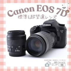 Canon EOS 7D✨標準&超望遠レンズセット✨スポーツ観戦に✨高速連写機能 Canon EOS 7D✨スポーツ観戦ににおすすめ✨高速連写機能✨すぐ使える