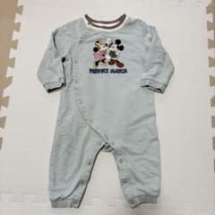 Disney baby くすみブルーロンパース 80cm 미키 미니