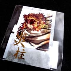 鬼滅　幕間画集　くじ　「炎柱・煉獄杏寿郎」 箔押しチェキ風ブロマイドA• B 鬼滅 幕間画集 くじ 「炎柱・煉獄杏寿郎」 箔押しチェキ風