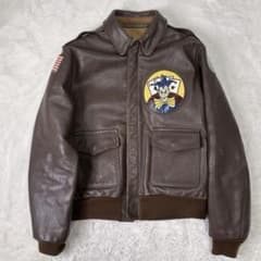 희귀 AERO LEATHER 에어로 가죽 A-2 40 가죽 조커