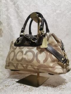 コーチ　COACH　シグネチャー ハンドバッグ　肩掛け　2WAY　12947 コーチ COACH シグネチャー ハンドバッグ 肩掛け 2WAY 12947 - メルカリ