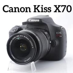 Canon Kiss X70 手振れ補正 初心者向け 動画OK 軽量コンパクト - メルカリ