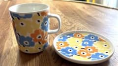 marimekko Unikko マグカップ小皿セットのサムネイル