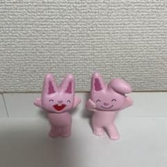 ノンタン ウサギ ミニフィギュア 2種セット ガチャガチャのサムネイル