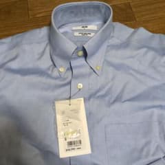 UNIQLO ファインクロス スーパーノンアイロンシャツ Sのサムネイル