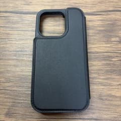 ブラック iPhone15Pro 手帳型ケース MagSafe対応のサムネイル