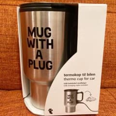 新品未使用　車用電気ポット　(サーモコップ)のサムネイル