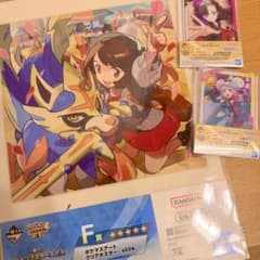 一番くじ ポケモンマスターズEX E賞 F賞 セット　ユウリ　ナンジャモ　マリィのサムネイル