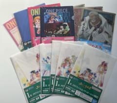 ONE PIECE 클리어 파일 & 스티커 세트
