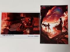 文豪ストレイドッグス 太宰治 中原中也 ブロマイド イラストカード 双