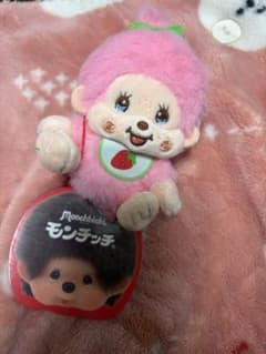 モンチッチいちごピンクキーホルダーのサムネイル