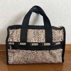 LeSportsac レスポートサックバッグ ミニボストン レオパード柄ヒョウ