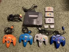 ニンテンドー64本体　ソフト　コントローラーのサムネイル