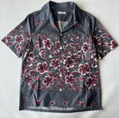 VALENTINO ヴァレンティノ 花柄 アロハシャツ オープンカラーシャツ