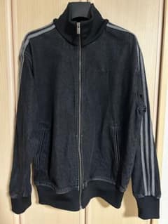 adidas Originals デニムトラックジャケット ブラックのサムネイル