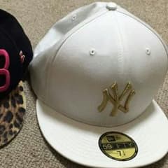 ニューエラの帽子 白 金のサムネイル