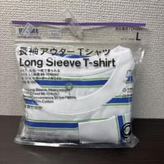 FamilyMart コンビニボーダー 長袖Tシャツ ホワイト Lサイズのサムネイル